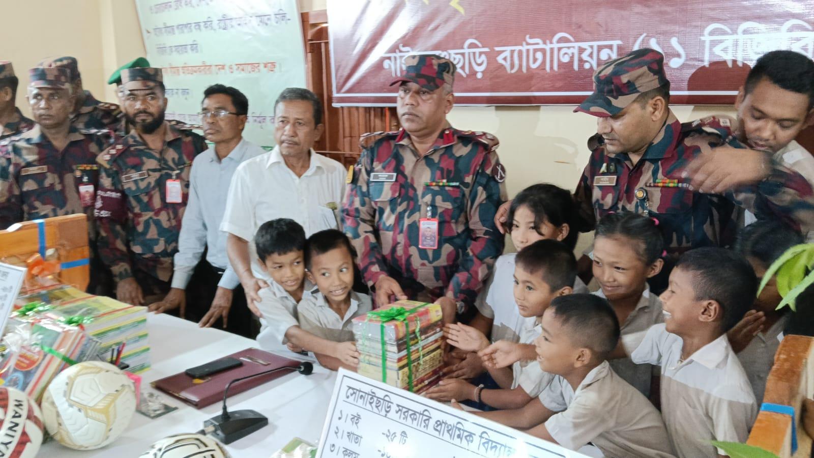 সীমান্তের কাছাকাছি ৩ শতাধিক রোগীর ফ্রী সেবা প্রদান নাইক্ষ্যংছড়িস্থ ১১ বিজিবির
