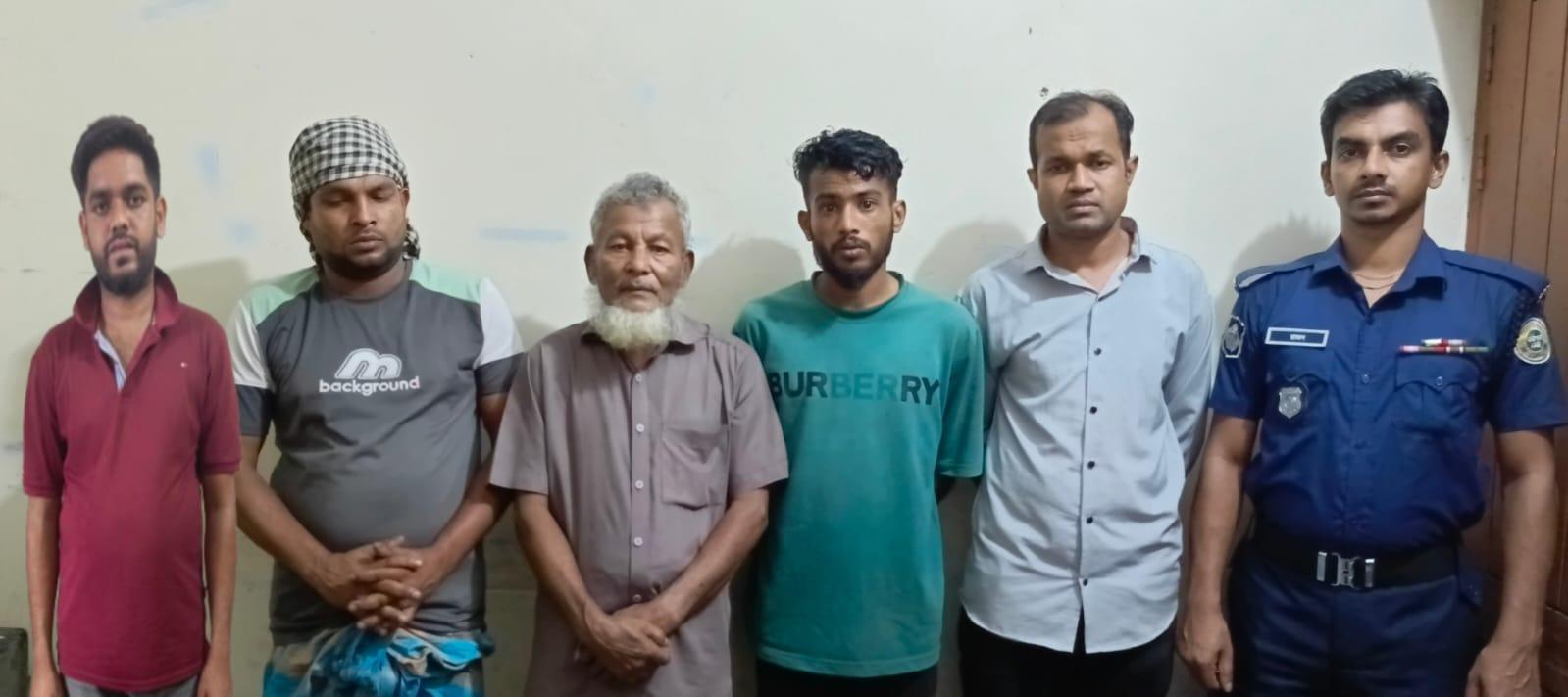 রাঙামাটিতে ছাত্রলীগ, যুবলীগ, স্বেচ্ছাসেবক লীগের নেতাসহ  আটক ৫