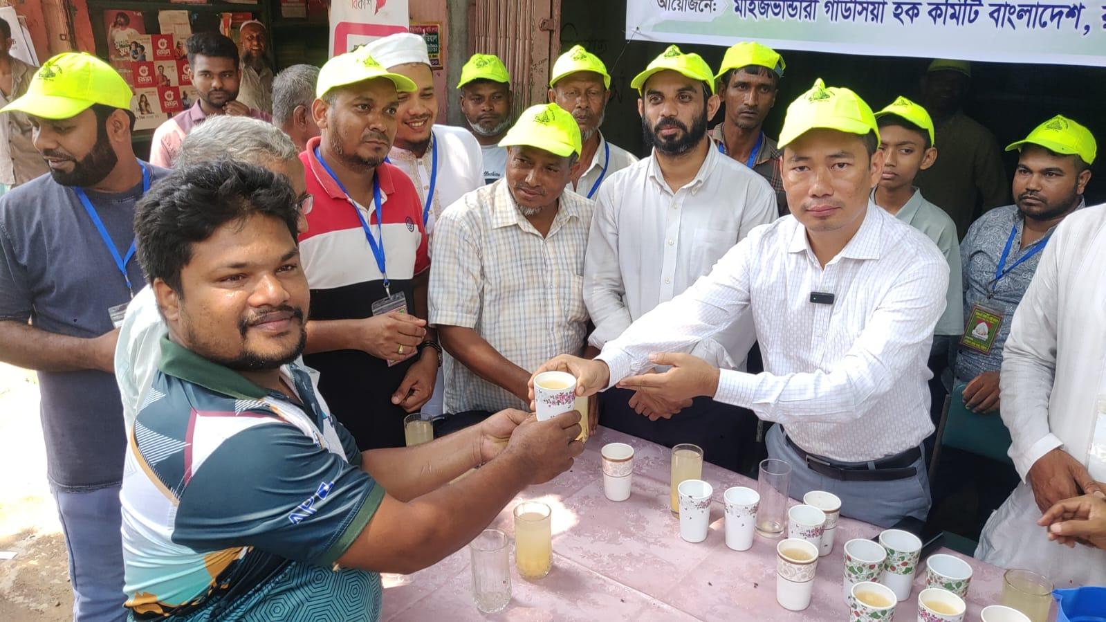 তৃষ্ণার্ত মানুষের পাশে দাঁড়ানো  গাউসিয়া হক কমিটির উদ্যোগ প্রশংসনীয়- অংছিং মারমা